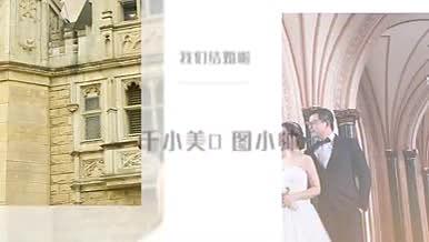 横版唯美婚礼相册开场Pr模板视频的预览图